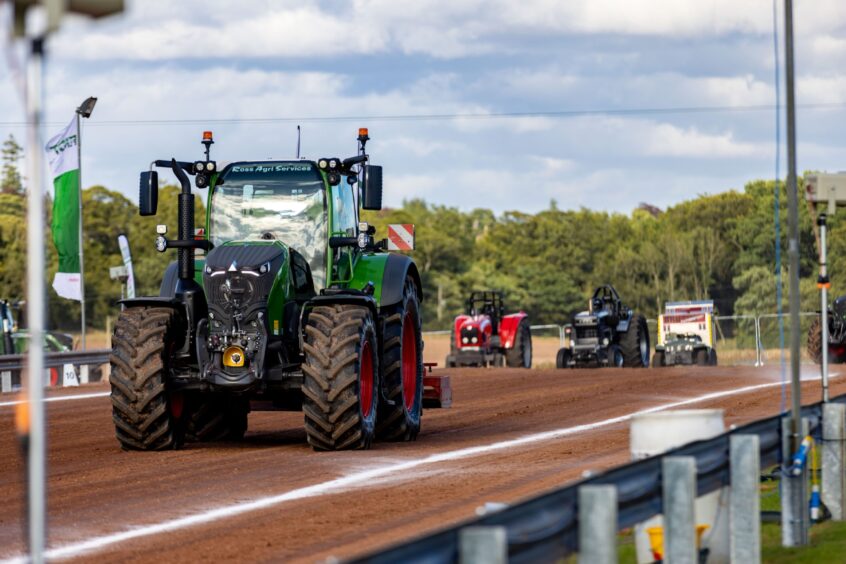 British Championship tractor pulling at Brechin.