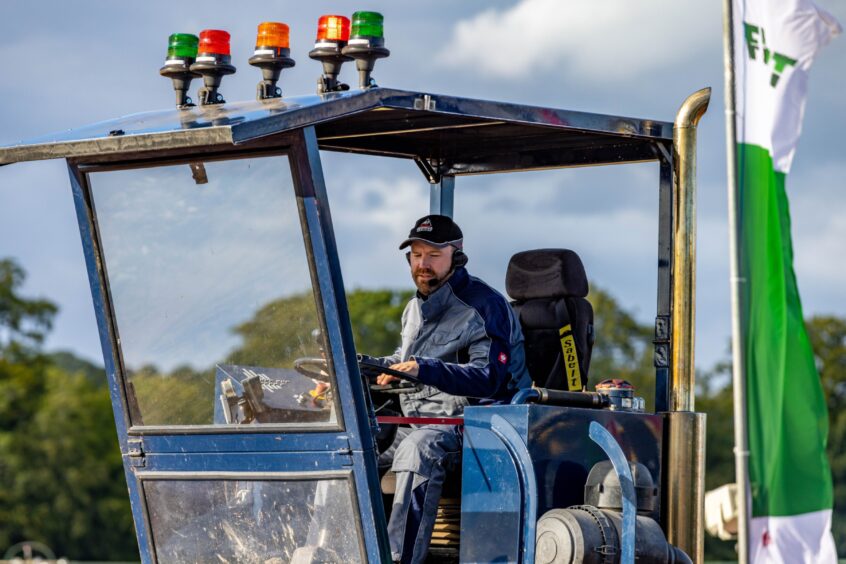 British Championship tractor pulling at Brechin.