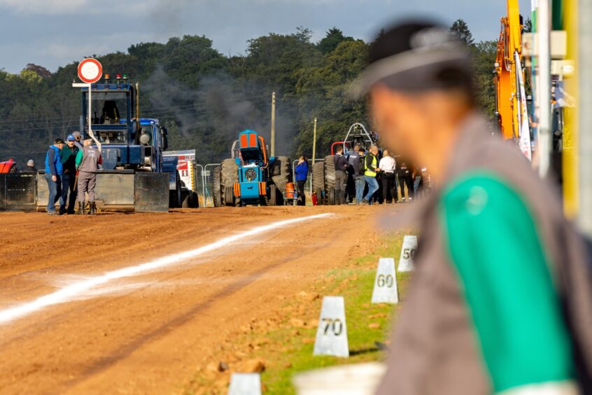 British Championship tractor pulling at Brechin.