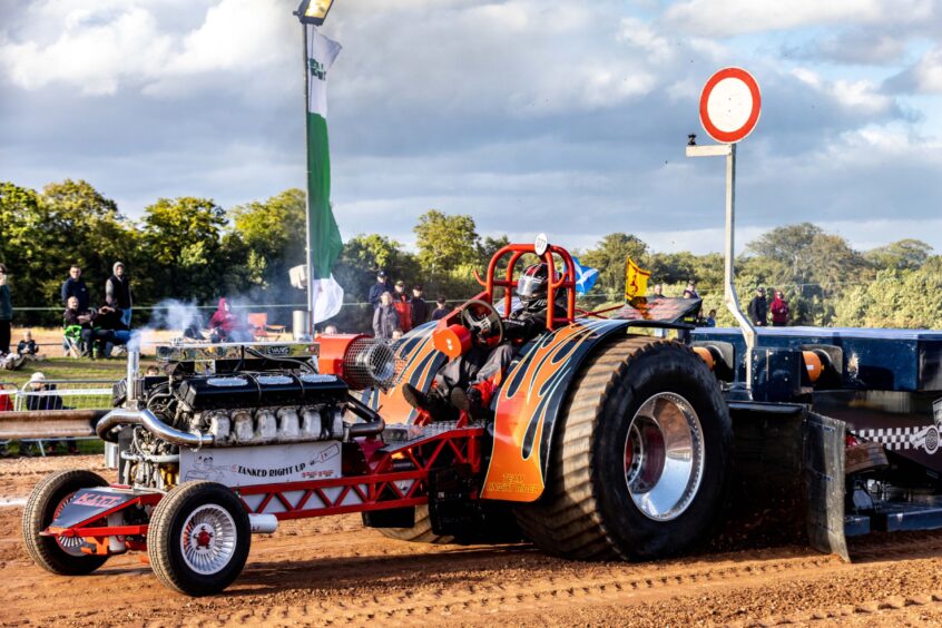 British Championship tractor pulling at Brechin.