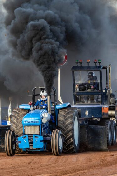 British Championship tractor pulling at Brechin.