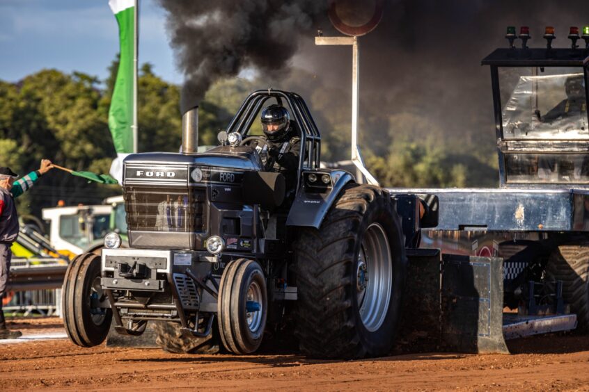 British Championship tractor pulling at Brechin.