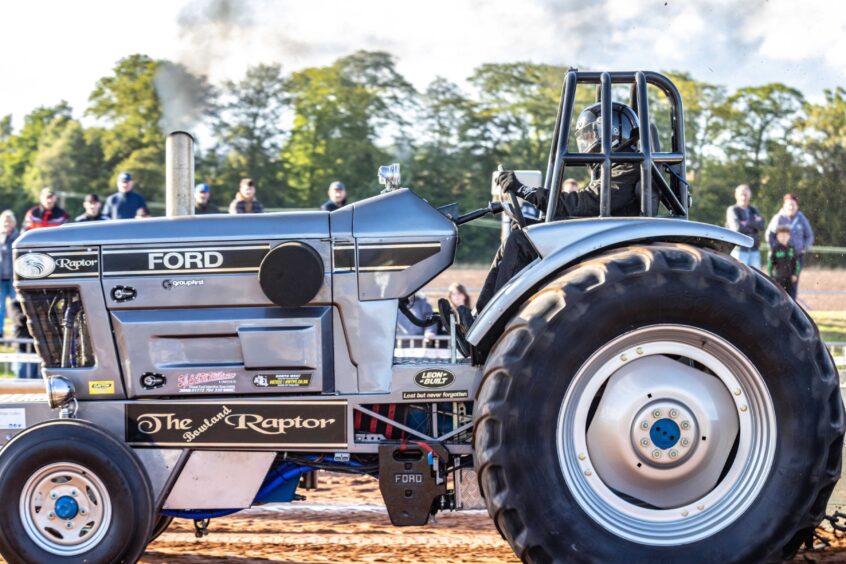 British Championship tractor pulling at Brechin.