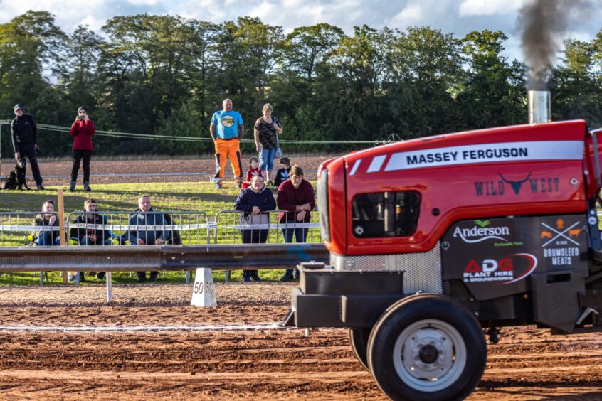 British Championship tractor pulling at Brechin.