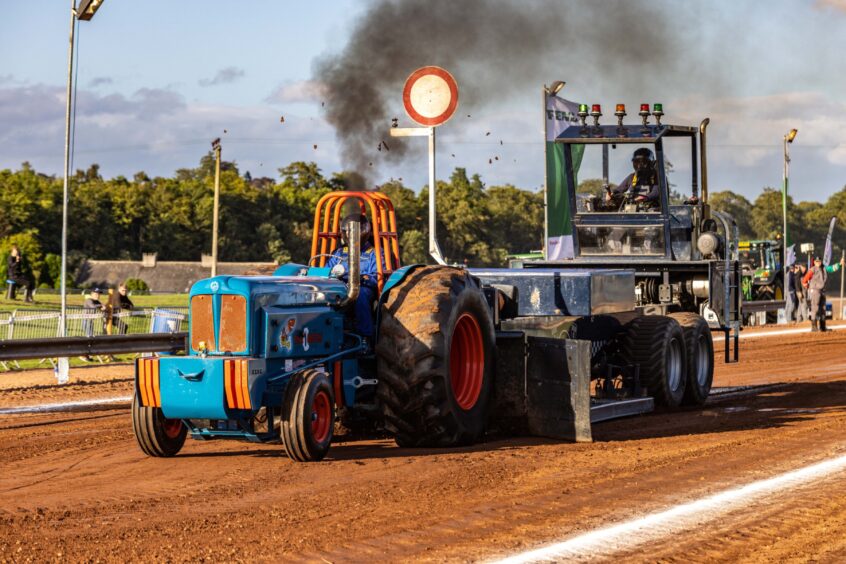 British Championship tractor pulling at Brechin.