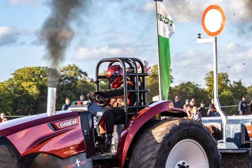 British Championship tractor pulling at Brechin.