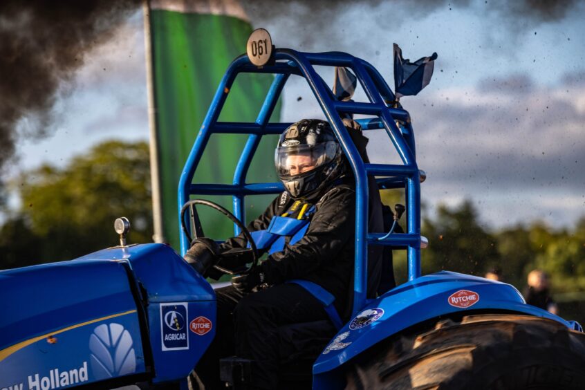 Tractor pulling event at Brechin.