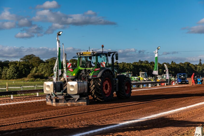 British Championship tractor pulling at Brechin.