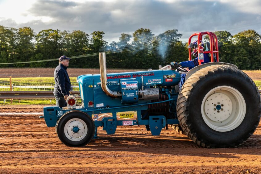 British Championship tractor pulling at Brechin.