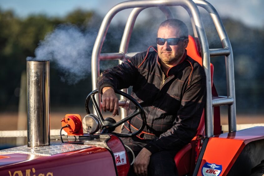 British Championship tractor pulling event at Brechin.