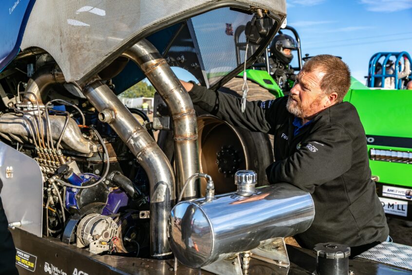 British Championship tractor pulling event at Brechin.