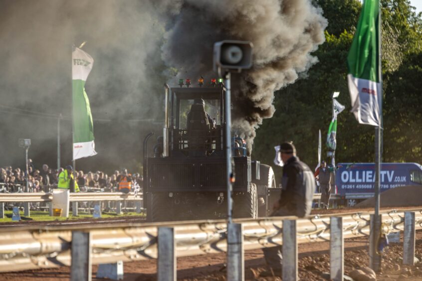 Tractor pulling event at Brechin.