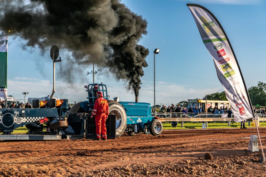 British Championship tractor pulling event at Brechin.