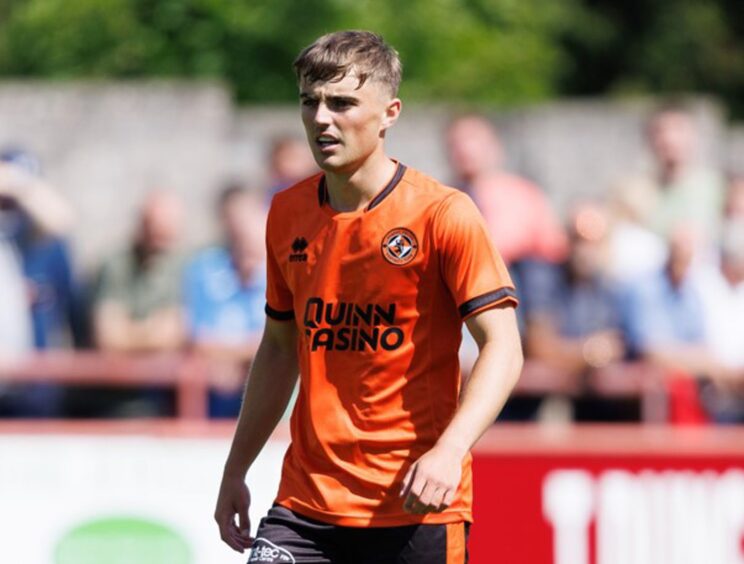 Lewis O'Donnell, pictured, is currently on loan at Queen of the South.