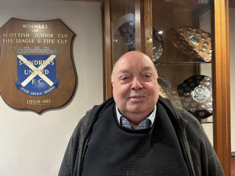 Don Burnett has followed St Andrews United home and away for 25 years.