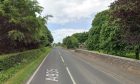 The A935 near House of Dun, between Brechin and Montrose.