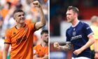 Ross Graham (left) scored the winner as Dundee United moved into the last eight while Jordan McGhee was on target for Dundee against Airdrieonians.