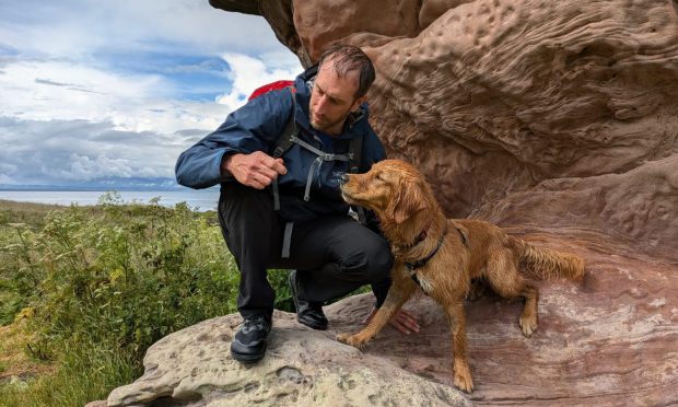 To go with story by Jack McKeown. Outdoors Picture shows; Xero barefoot hiking boots. Tayside and Fife. Jack McKeown/DCT Media Date; 24/08/2024