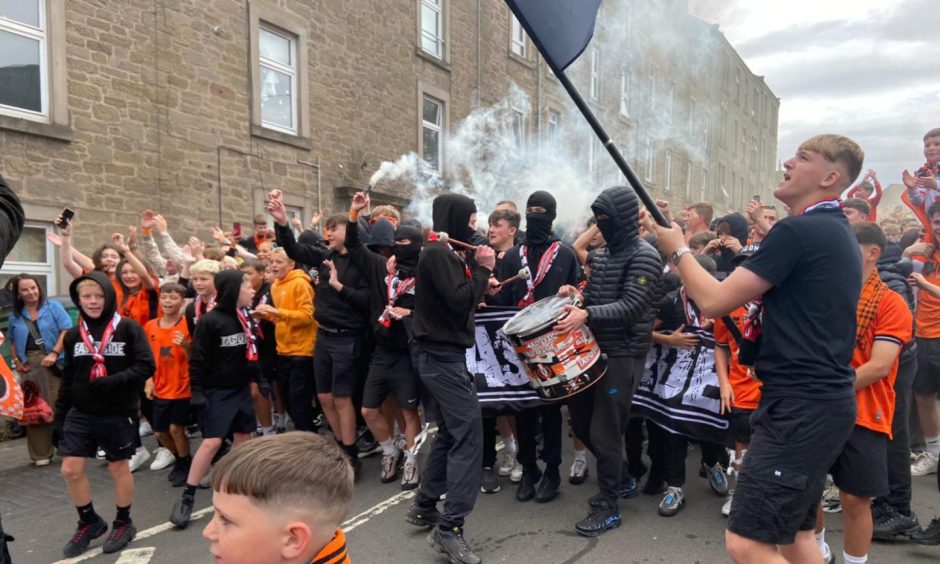 Dundee United fans.