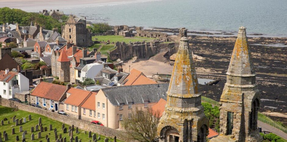 The clifftop home will enjoy views of St Andrews Castle and cathedral.