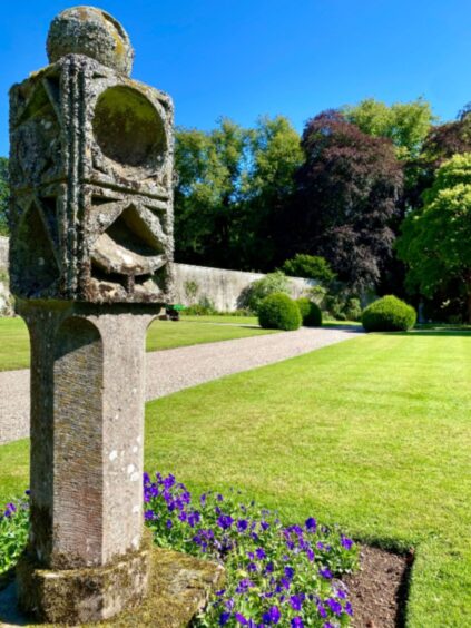 One of the many surprises inside Brechin Castle's walled garden. Image: Supplied by Brechin Castle Centre.