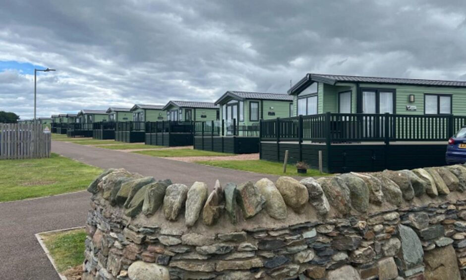 How the caravans in the St Andrews Holiday Park extension would look