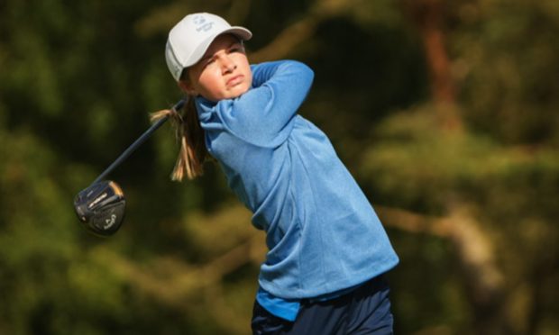 13-year-old St Andrews golfer Carly McDonald is a rising star of junior golf - but with the Women's Open on at St Andrews, will the women's game ever be on a par with the men? Image: Fiona McDonald