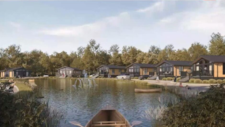 How the Castlehill holiday park at the former Blairhall coal mine in Fife will look