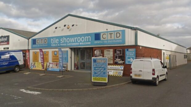 CTD Tiles on Clepington Road, Dundee. Image: Google