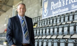 St Johnstone CEO, Fran Smith in the main stand at McDiarmid Park.