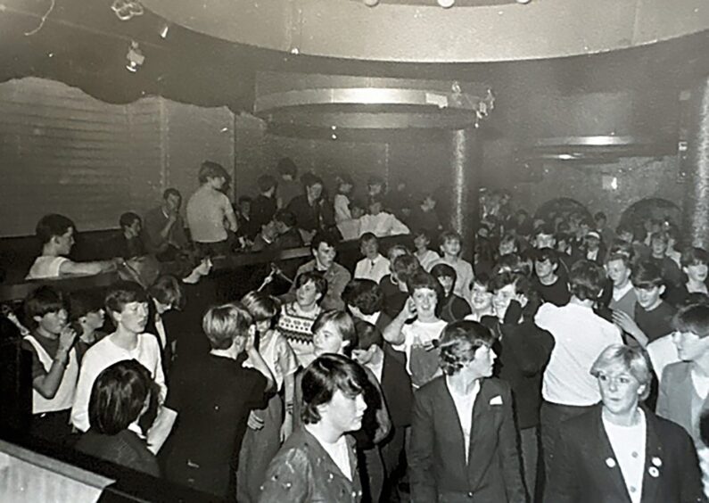 A packed dancefloor at Club Feet in Dundee. 