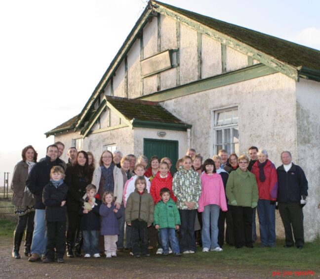 The old Eassie Hall before it was demolished.