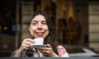 Tried and tested: Features writer Poppy Watson enjoys working remotely in Dundee's coffee shops. Image: Mhairi Edwards/DC Thomson