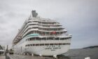 Crystal Symphony Cruise Ship docked at Dundee Port. Image: Mhairi Edwards/DC Thomson