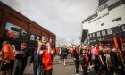 Dundee United fans ahead of recent derby clash. Image: Mhairi Edwards/DC Thomson