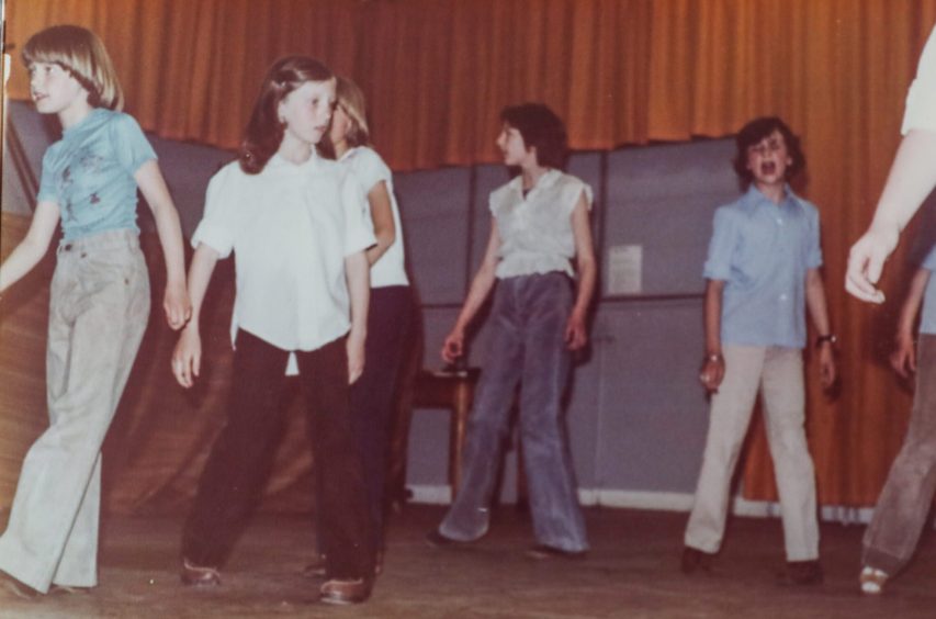 children dancing during gala week in 1979. 