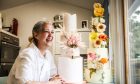 Wedding cake baker Kerrie Gourlay who runs Crumbdidilyumptious. Image: Mhairi Edwards/DC Thomson