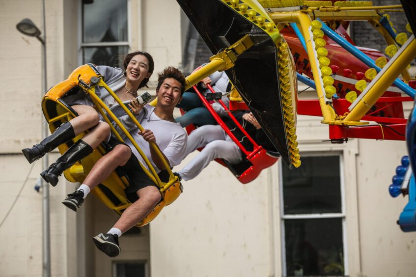 Some high speed ride are available for thrill seekers. 