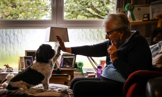 Barbara and Lucy are the best of friends. Image: Mhairi Edwards/DC Thomson.