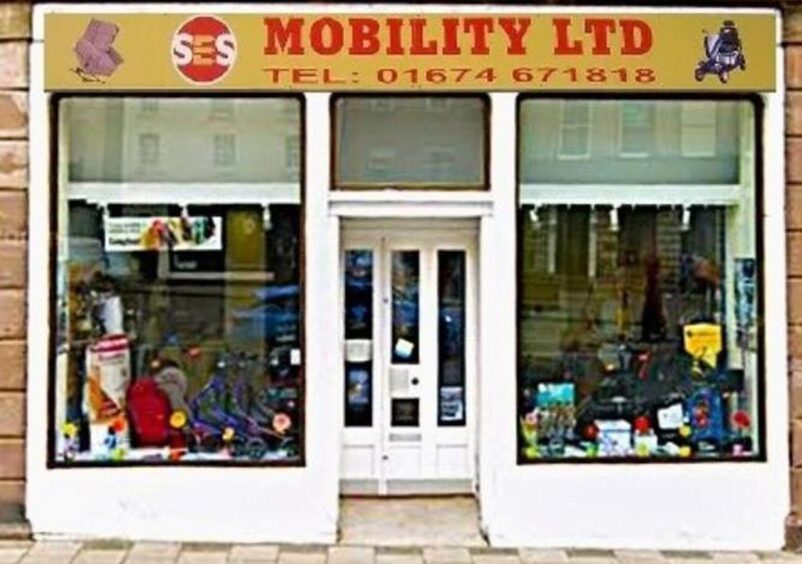 The front shop of SES Mobility shop