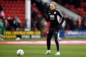 Sammy Braybrooke warming up for Leicester City. Image: Shutterstock