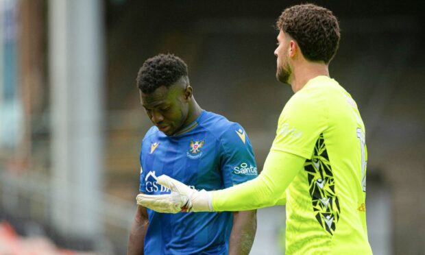 Adama Sidibeh and Josh Rae both had afternoons to forget at Tannadice.