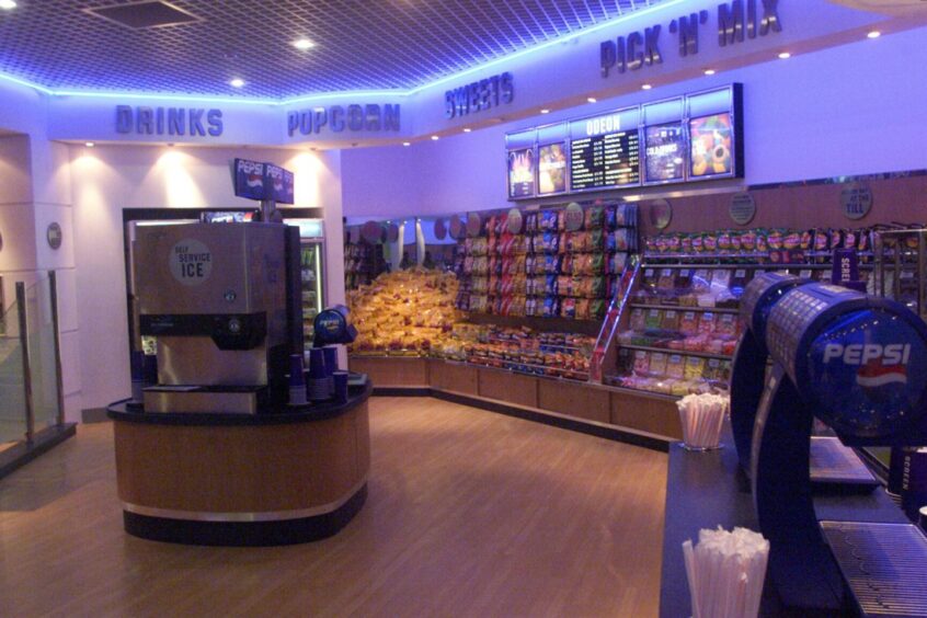 The pick and mix at the Odeon which opened in November 2000.