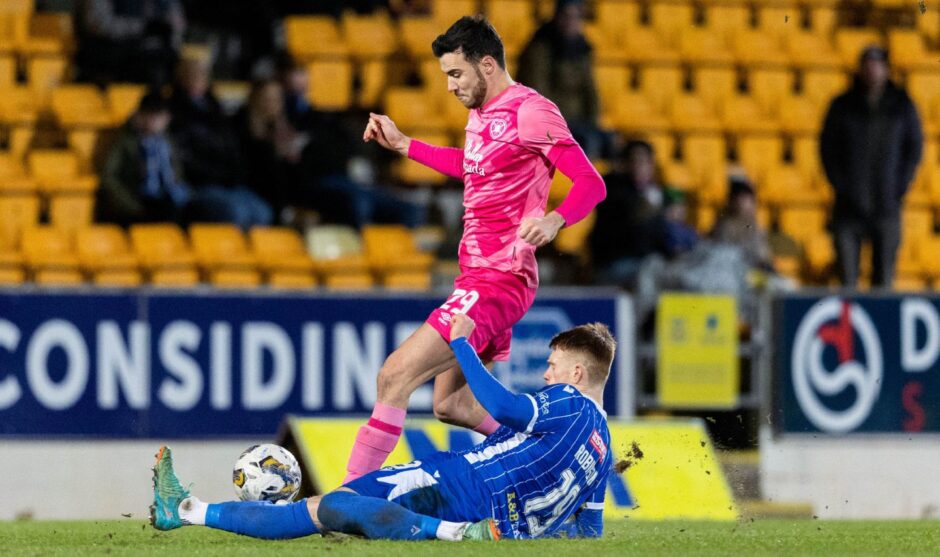 Scott Fraser spent the second half of last season on loan at Hearts. Image: Mark Scates/SNS