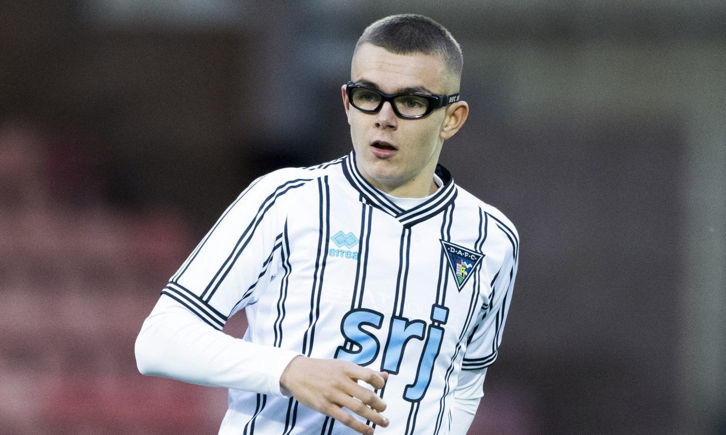 Andrew Tod in action for Dunfermline Athletic FC.