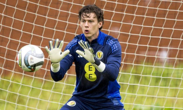 Jon McCracken in Scotland training.