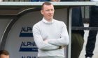 Neill Collins looks on as Raith Rovers lose his first match in charge as manager.