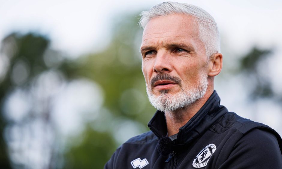 Dundee united boss Jim Goodwin at St Andrews