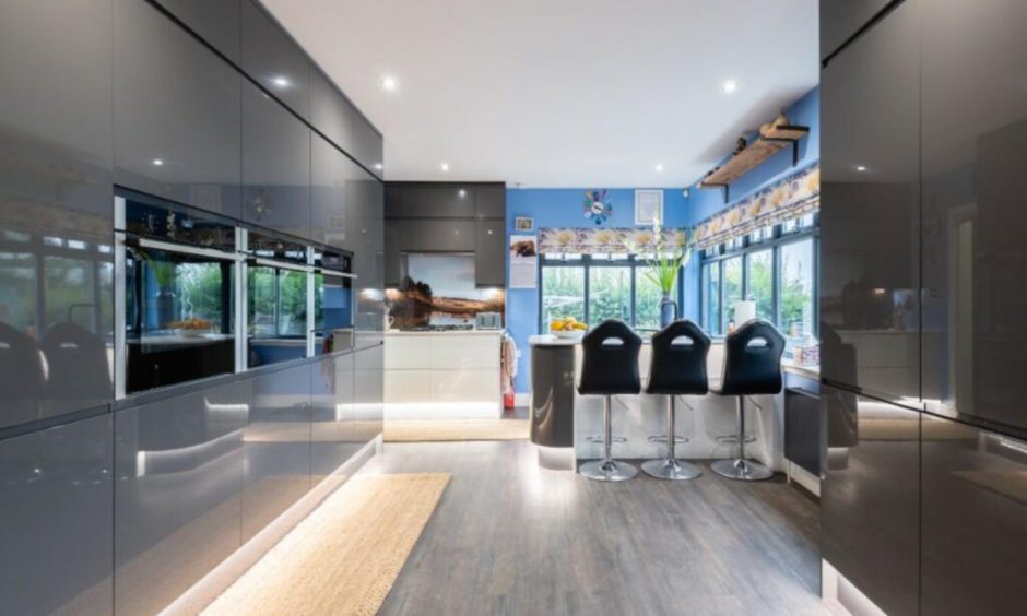 Kitchen at Foxton Lodge in Angus.