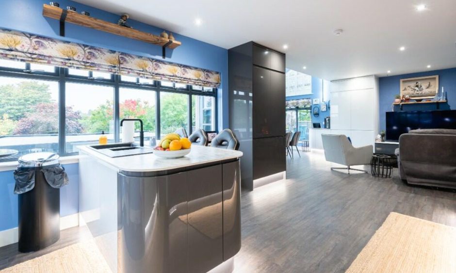 Kitchen at Foxton Lodge in Angus.